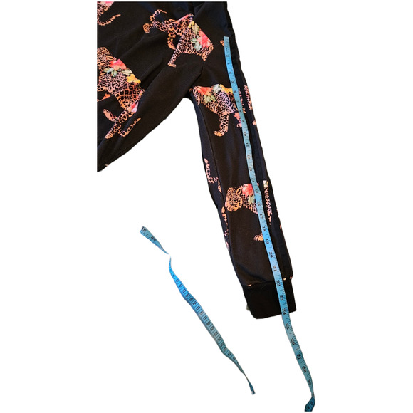 Adidas Small Long Sleeve Cheetah Pullover Sweater - Picture 9 of 9